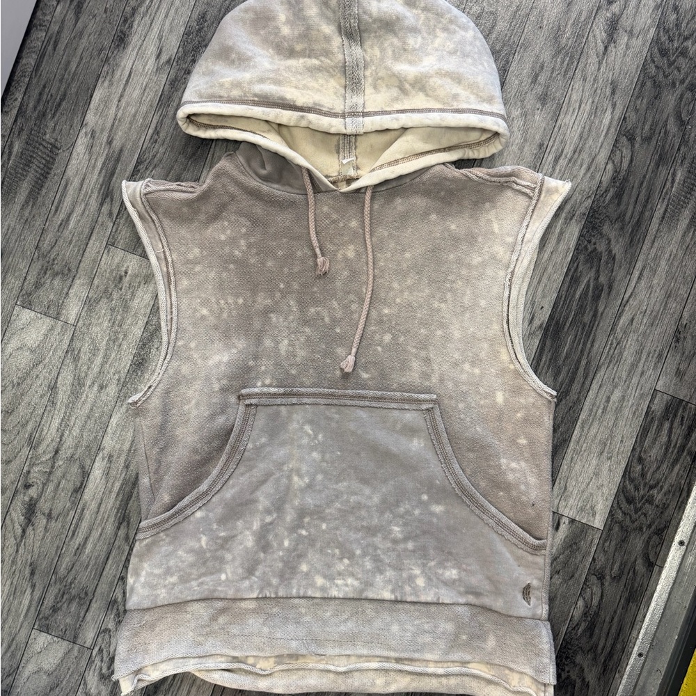 Free People Sleeveless Hoodie